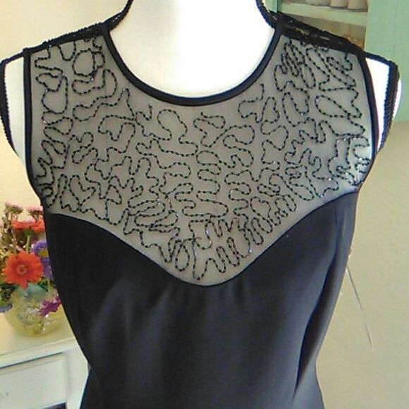 NWT Jones New York Black Evening Dress - Picture 2 of 13